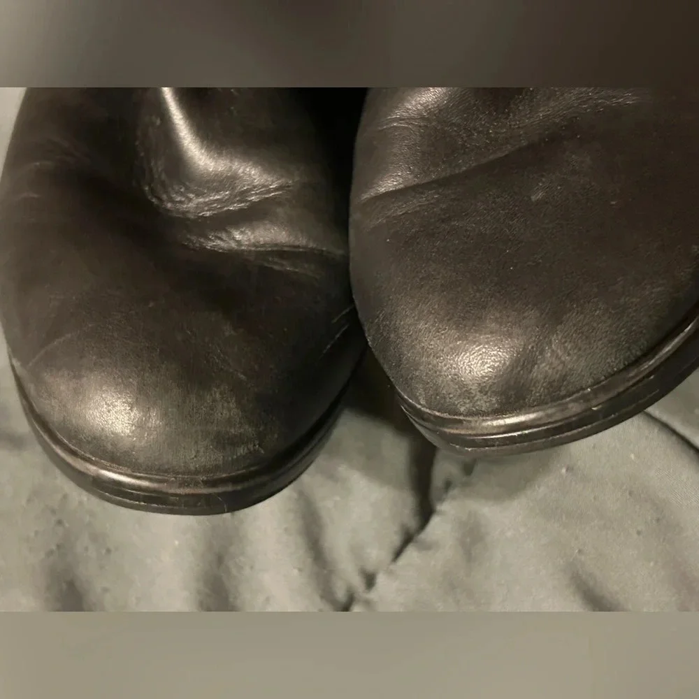 Cole Haan Ontario waterproof wedge black boots size 6.5B